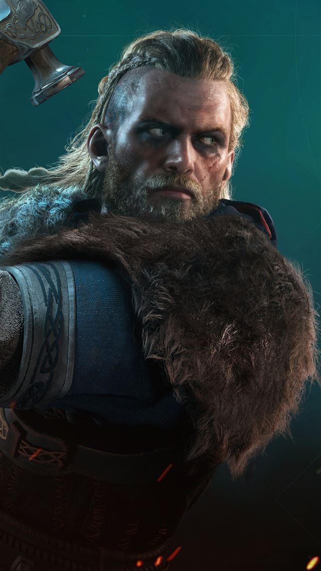 640x1136 eivor axe ac valhalla 4k - ps4 games iPhone Wallpaper