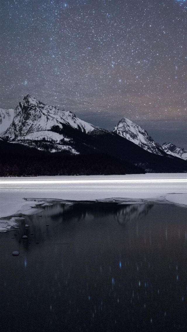 640x1136 maligne lake jasper national park alberta - lake iPhone Wallpaper
