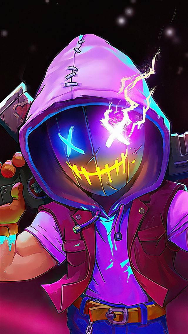 640x1136 neon abyss - ps4 games iPhone Wallpaper
