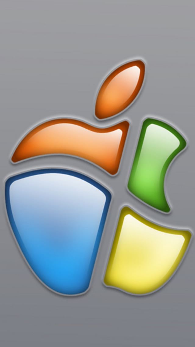 640x1136 Apple And Windows Fusion - fusion iPhone Wallpaper