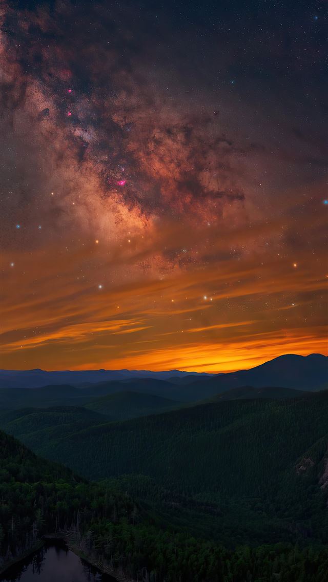 sky full of stars nature 4k iPhone wallpaper 