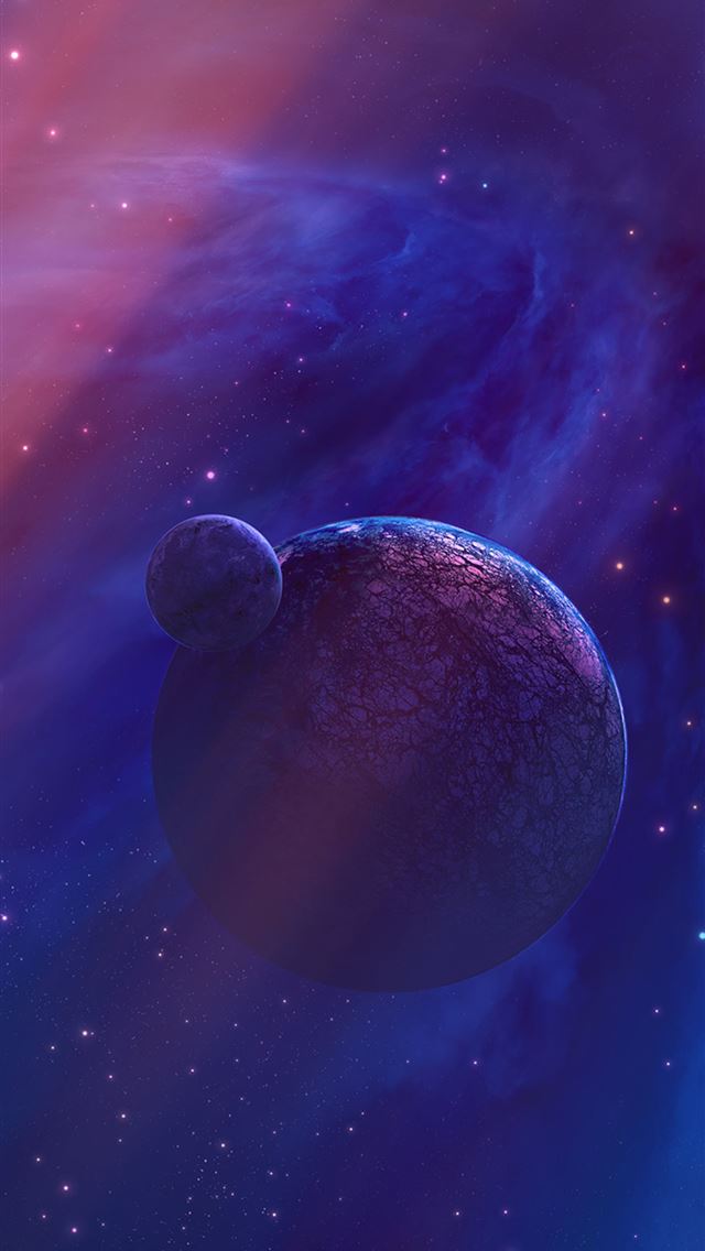 640x1136 purple planet space - space iPhone Wallpaper