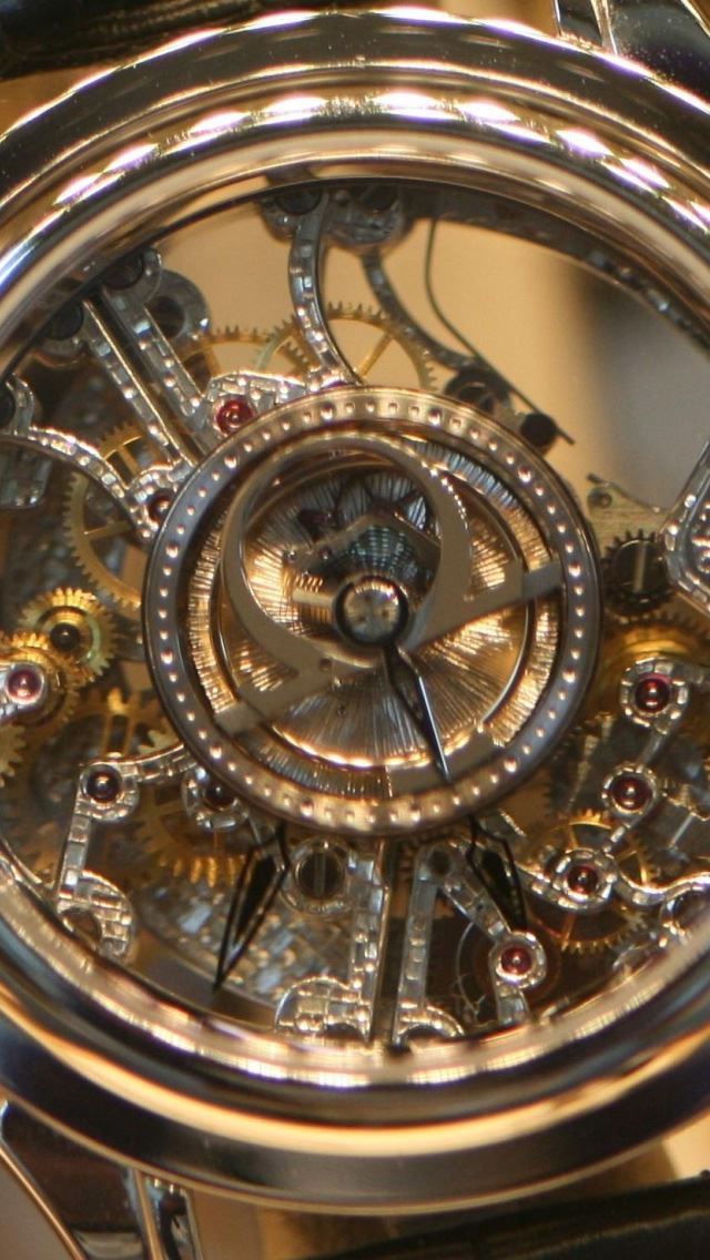 640x1136 Omega Central Tourbillon - watch iPhone Wallpaper