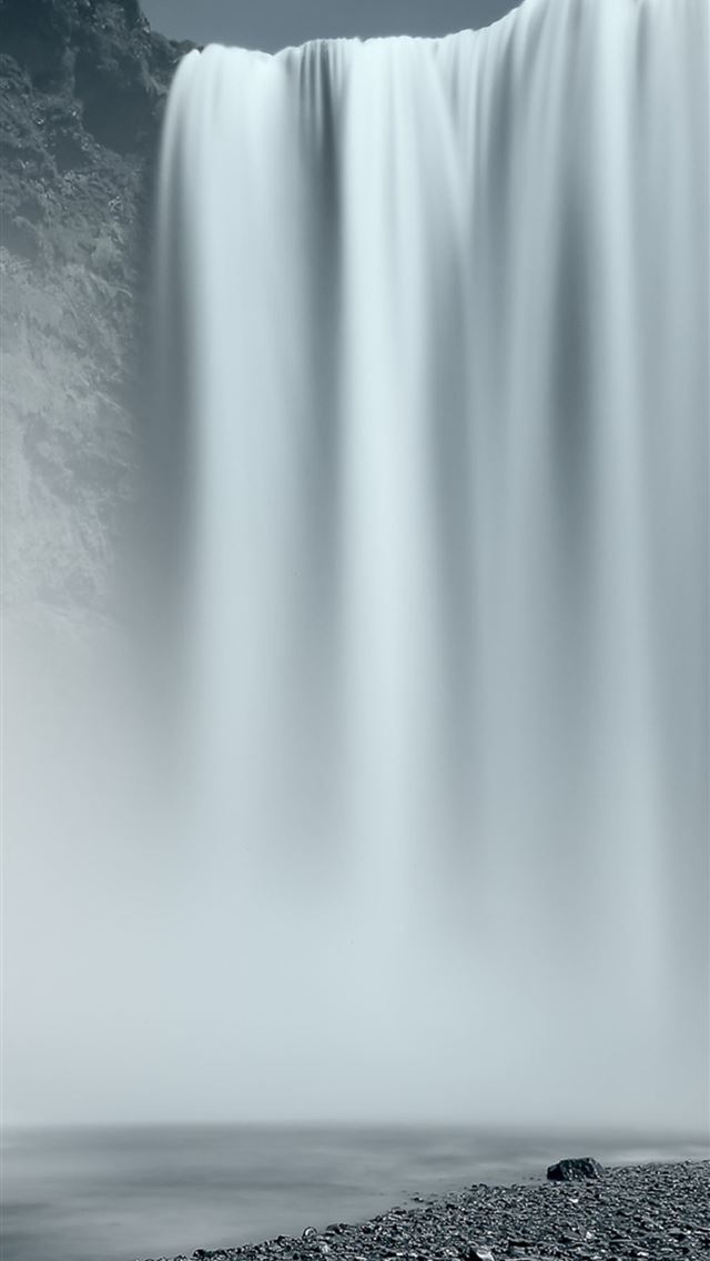 waterfall photography iPhone wallpaper 
