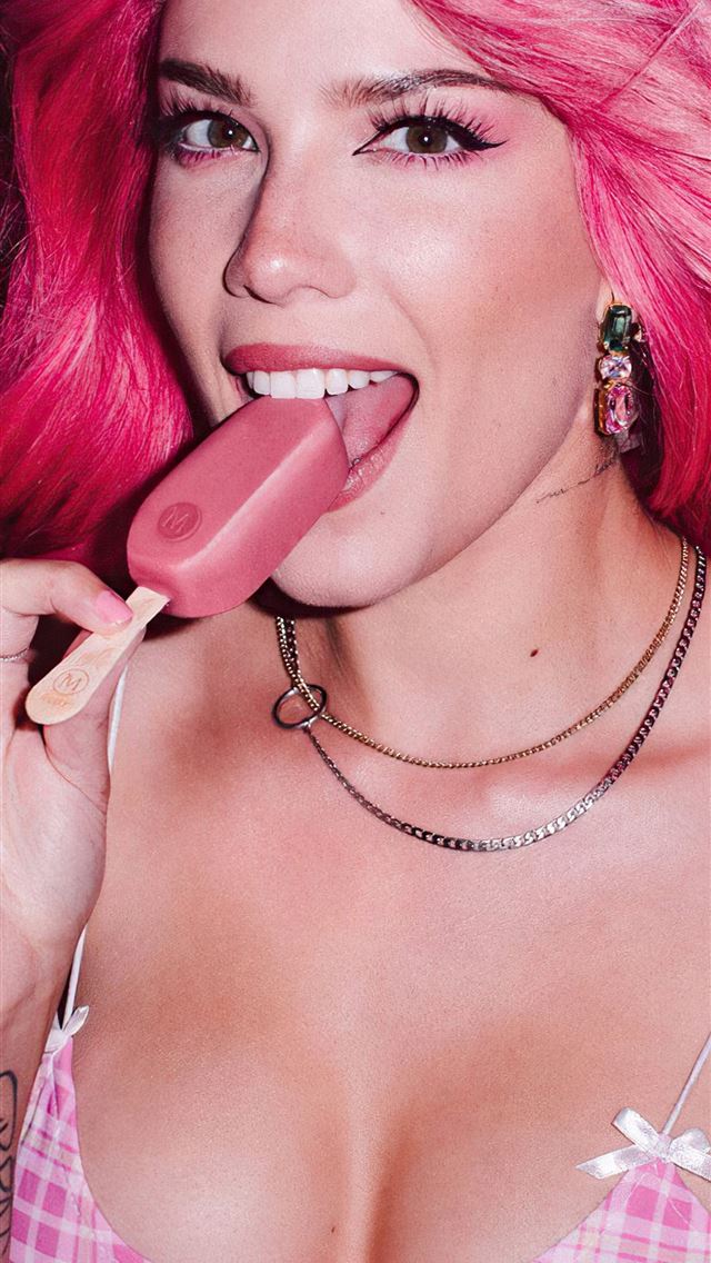 640x1136 halsey magnum campaign true to pleasure july 2020 - music iPhone Wallpaper