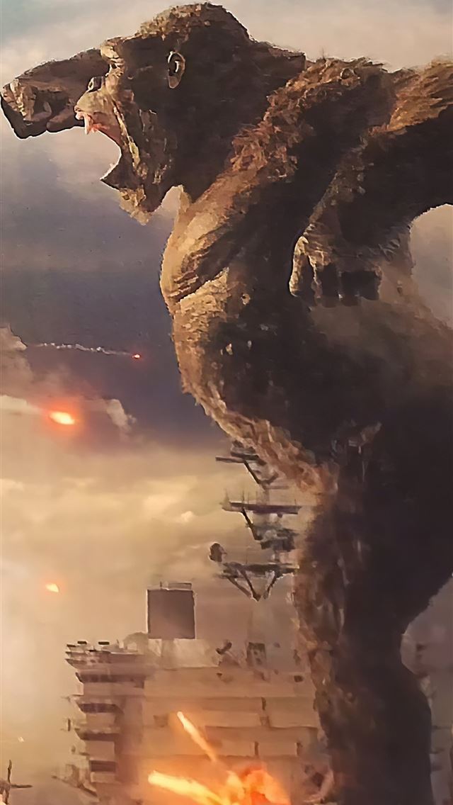 640x1136 godzilla vs king kong - king kong iPhone Wallpaper