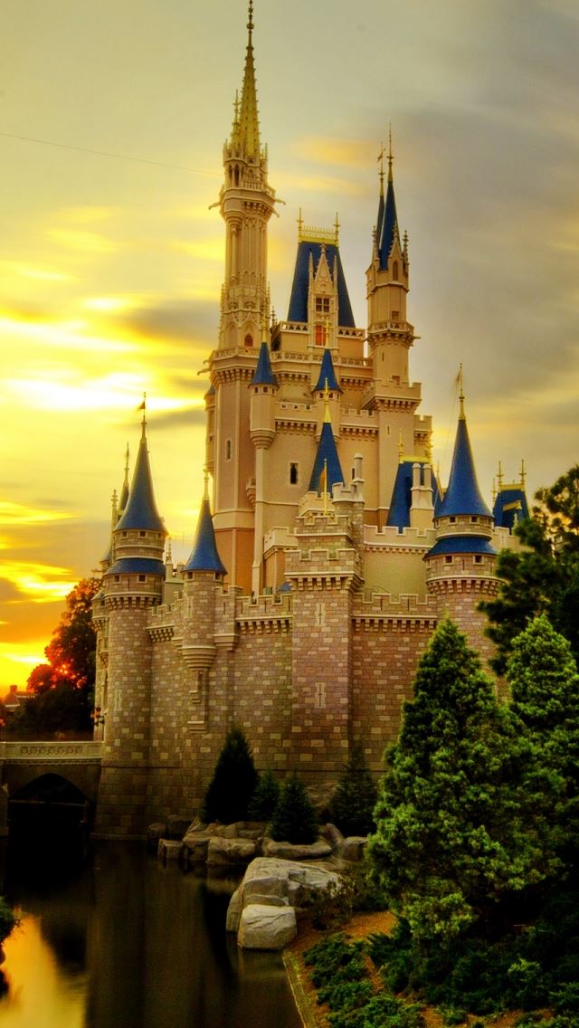 640x1136 Cinderella Castle -  iPhone Wallpaper