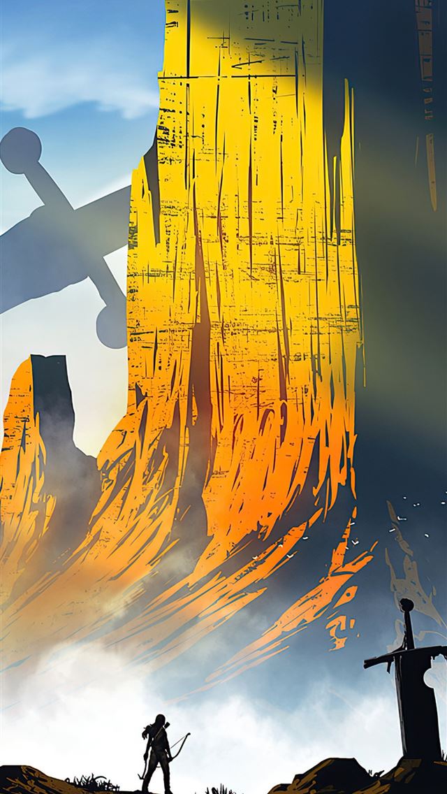640x1136 tomb raider game art 4k - deviantart iPhone Wallpaper