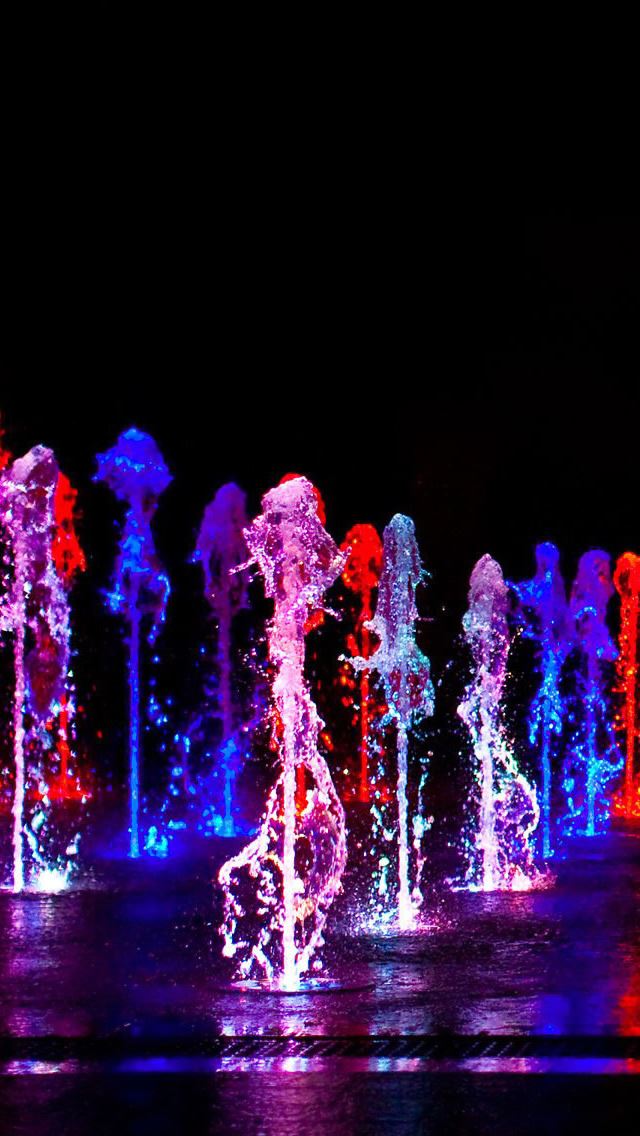 640x1136 Colorful Water -  iPhone Wallpaper