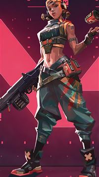 raze valorant 4k wallpaper