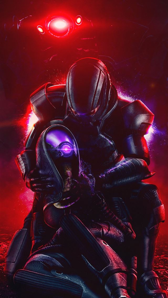 640x1136 shepard and tali 8k - 5k iPhone Wallpaper
