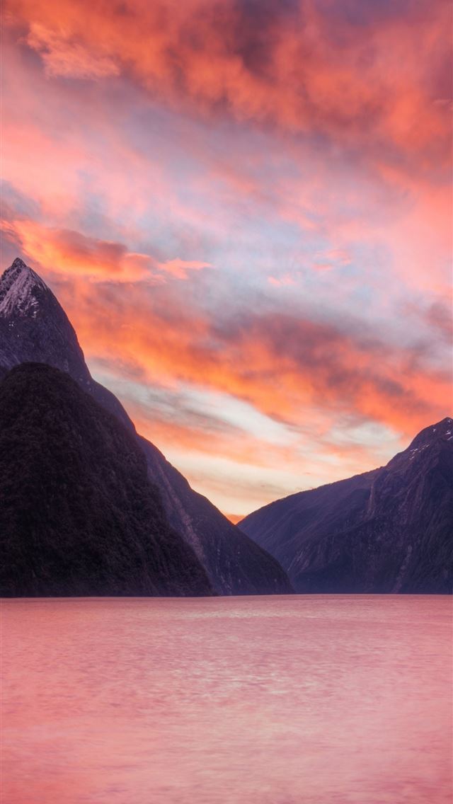 640x1136 milford sound new zealand - new zealand iPhone Wallpaper