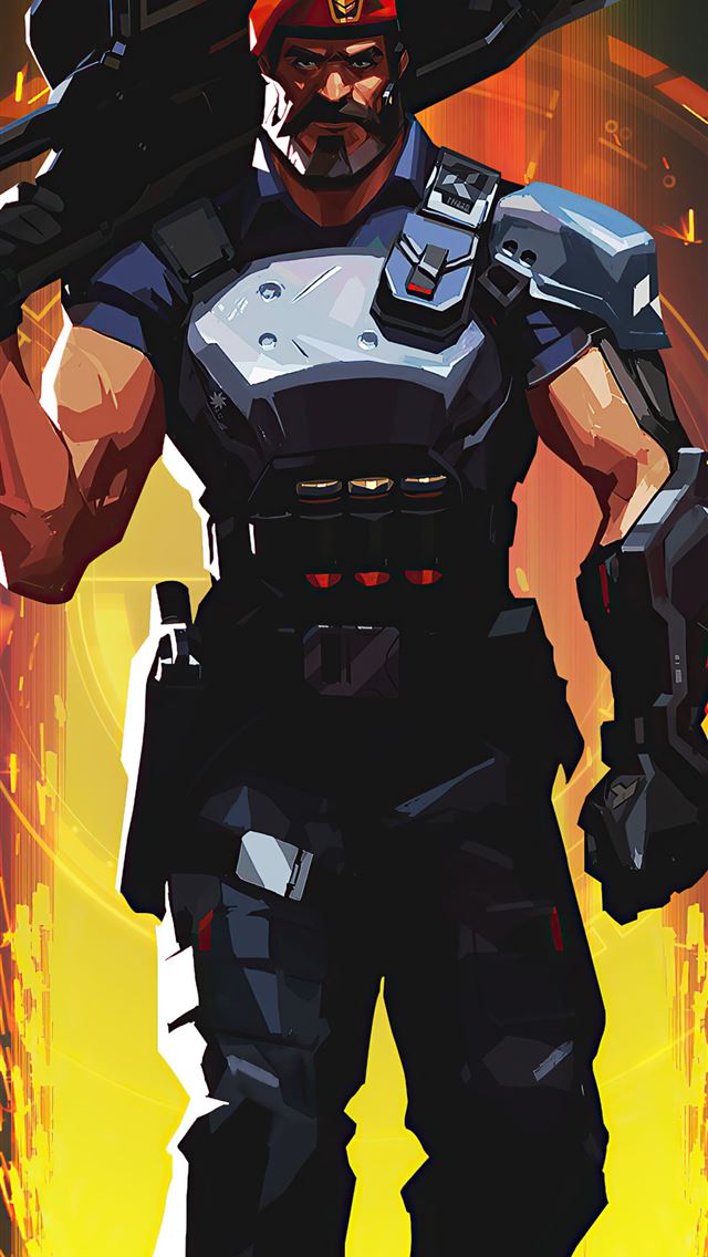 640x1136 brimstone valorant 4k -  iPhone Wallpaper