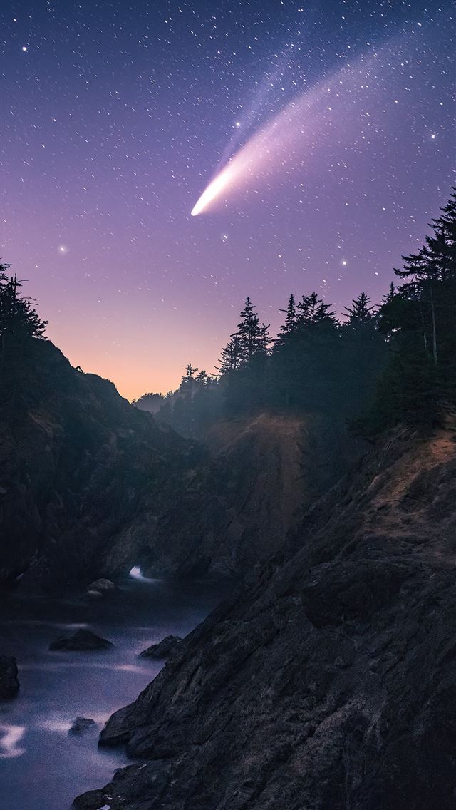 640x1136 star shines bright on the oregon coast 4k - stars iPhone Wallpaper