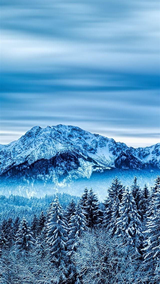 640x1136 snow winter nature cloud mountains - clouds iPhone Wallpaper