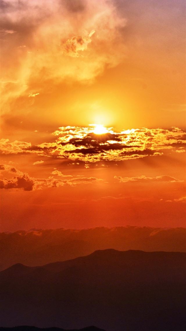 640x1136 clouds landscape grassland 5k - clouds iPhone Wallpaper