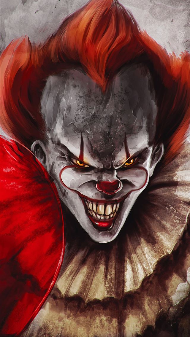 640x1136 pennywise joker - it iPhone Wallpaper