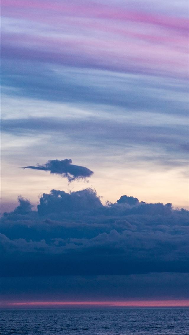 640x1136 beach clouds ocean sky - clouds iPhone Wallpaper