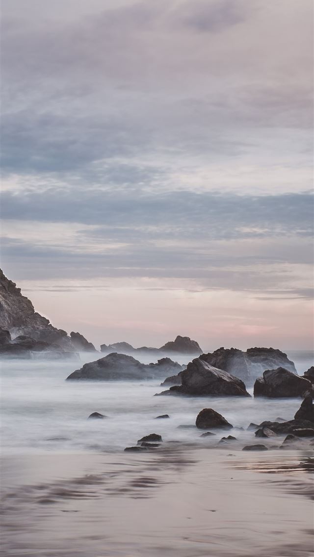 640x1136 mountain shore beach 4k - mountains iPhone Wallpaper