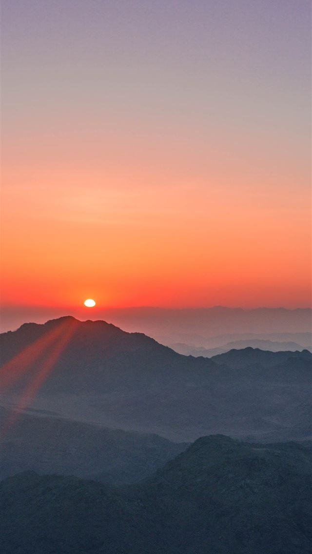 640x1136 dusk evening sunset landscape 5k -  iPhone Wallpaper