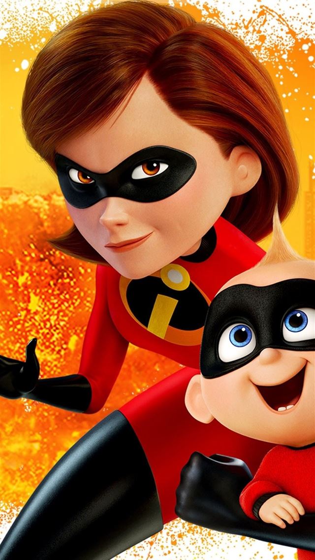 the incredibles 2 poster new iPhone wallpaper 