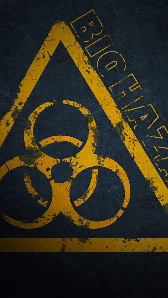 640x1136 BioHazard Sign -  iPhone Wallpaper