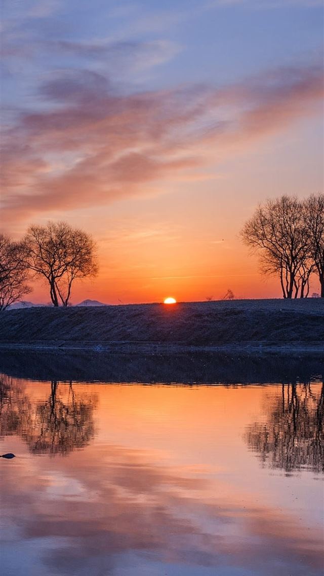 640x1136 sky reflection sunlight nature - reflection iPhone Wallpaper