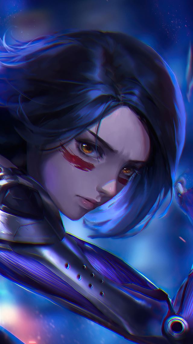 640x1136 alita battle angel game art 4k - artwork iPhone Wallpaper