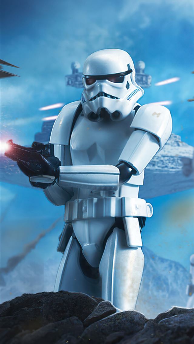 640x1136 star wars battle of hoth - artwork iPhone Wallpaper