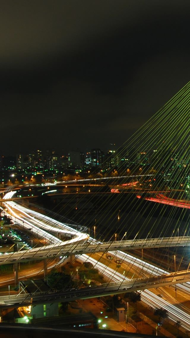 640x1136 Octavio Frias De Oliveira Bridge - bridge iPhone Wallpaper