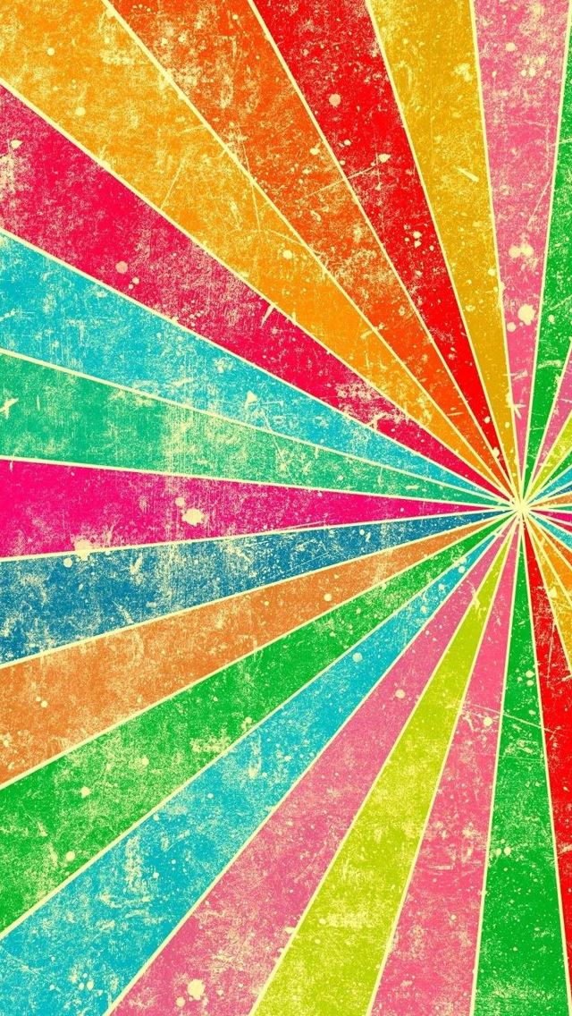 640x1136 Rainbow Background -  iPhone Wallpaper