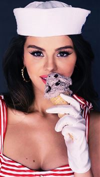 selena gomez ice cream wallpaper