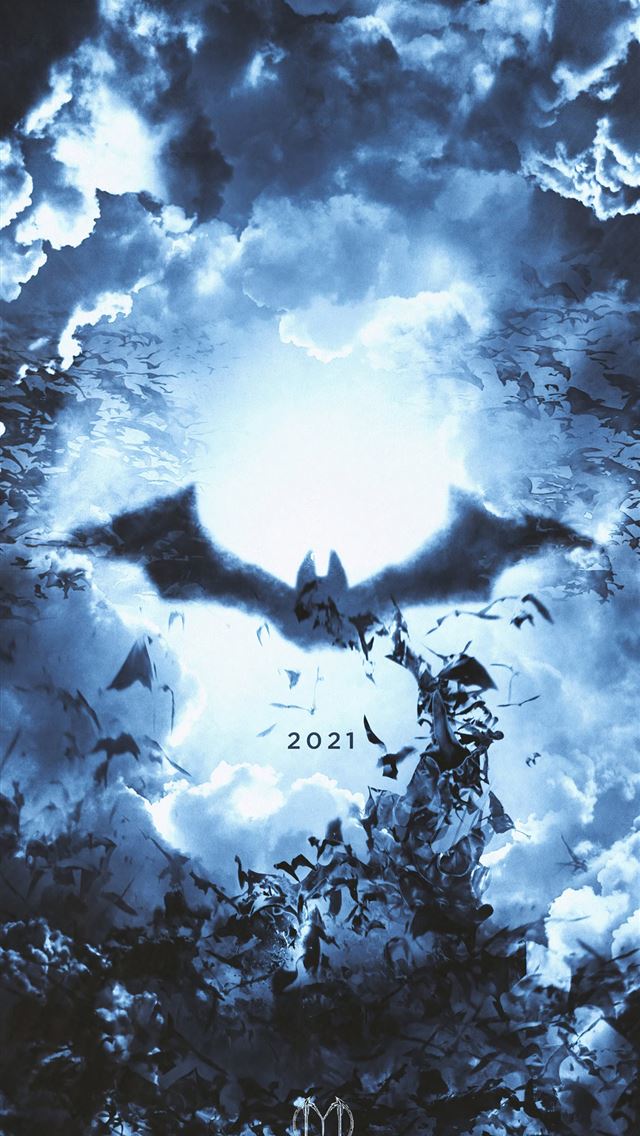 640x1136 the batman logo 2021 - artist iPhone Wallpaper