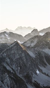 snow mountains 5k wallpaper