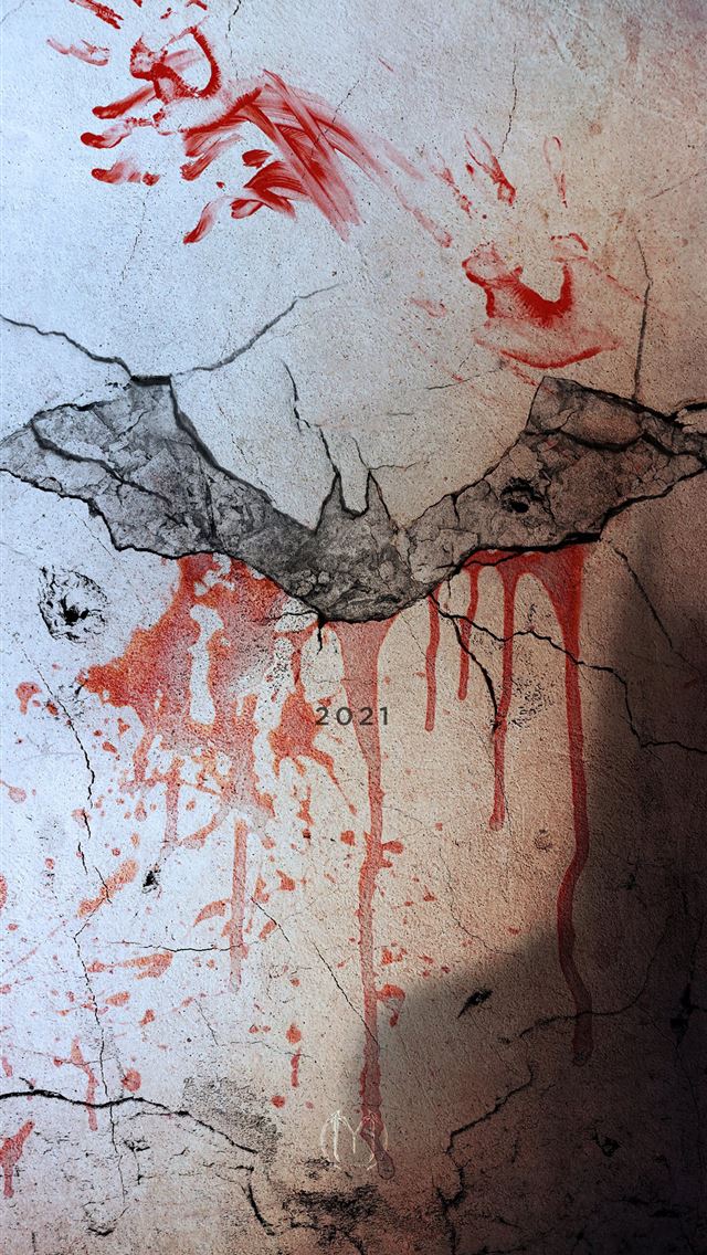 640x1136 the batman 2021 logo - artist iPhone Wallpaper
