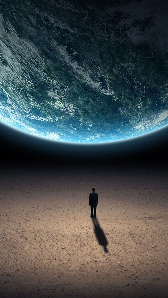 640x1136 Alone in the universe - universe iPhone Wallpaper