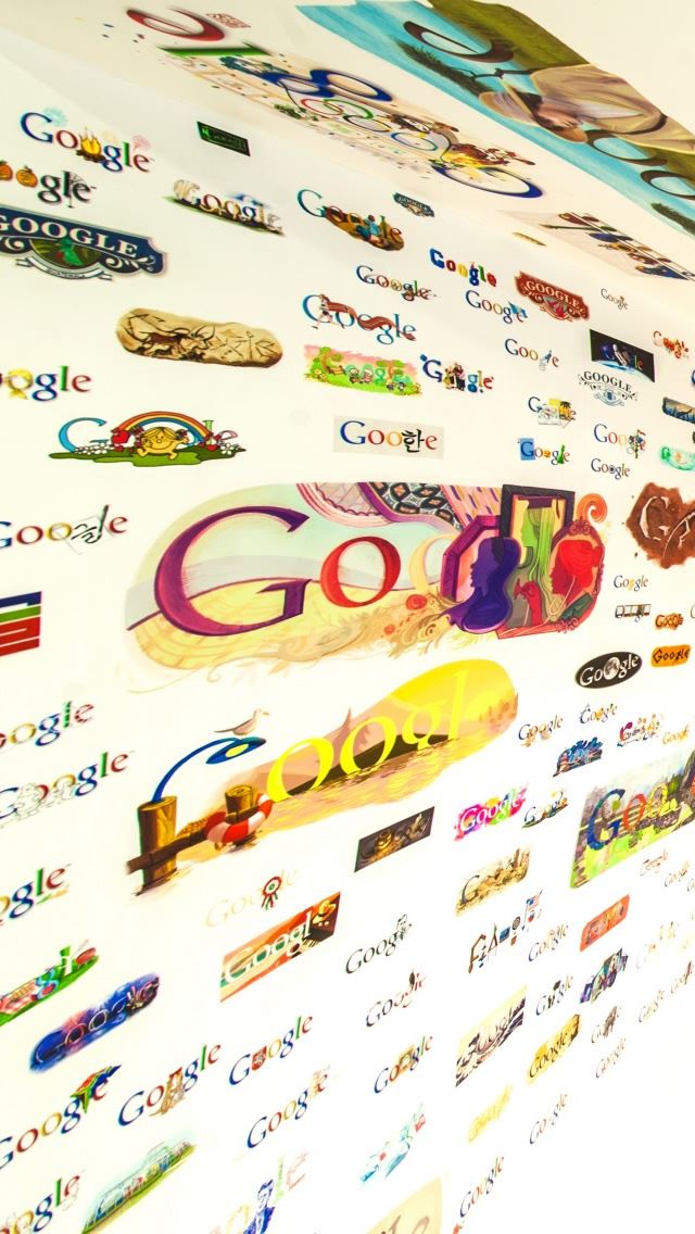 640x1136 Google Offices In Los Angeles - logo iPhone Wallpaper