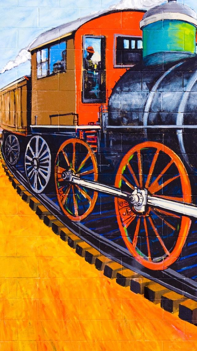 640x1136 Stealing Time - painting iPhone Wallpaper