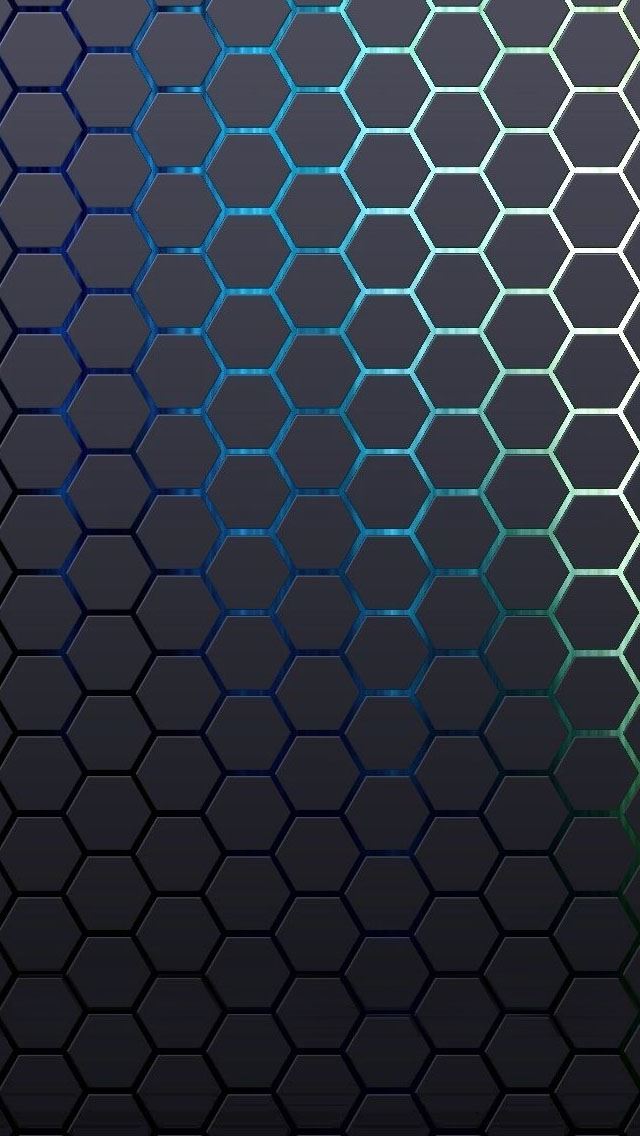 640x1136 Grid Hexagon Background -  iPhone Wallpaper