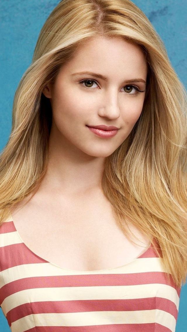 640x1136 Dianna Agron - girl iPhone Wallpaper