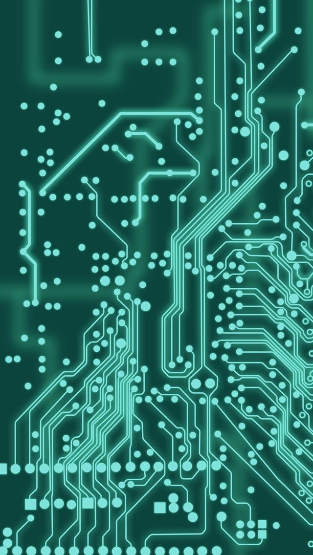 640x1136 Circuit board - line iPhone Wallpaper