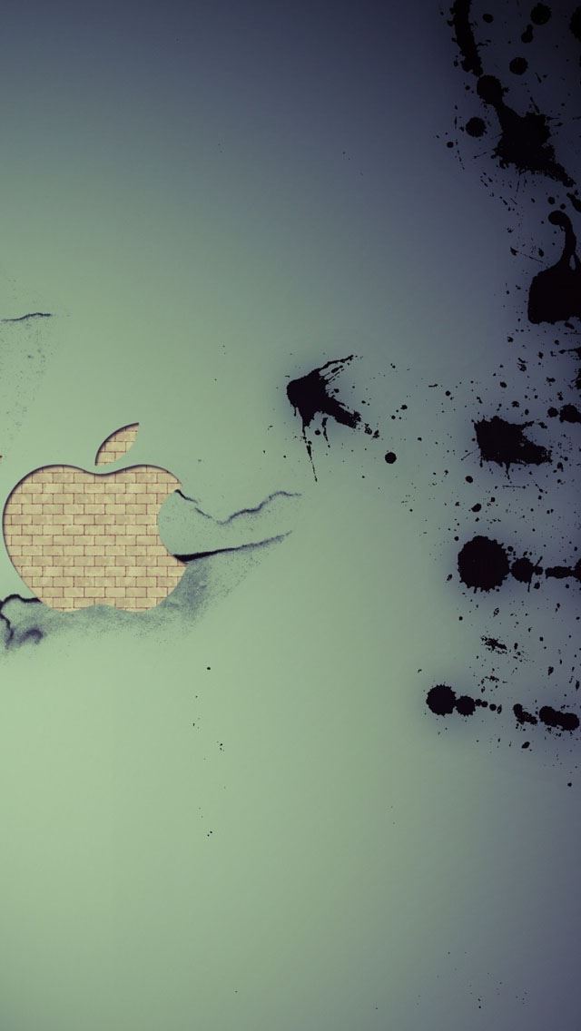 640x1136 Apple wall - wall iPhone Wallpaper