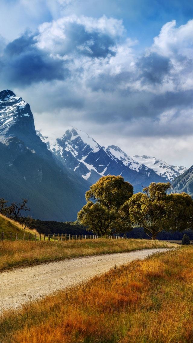 640x1136 New Zealand Summer Landscape -  iPhone Wallpaper