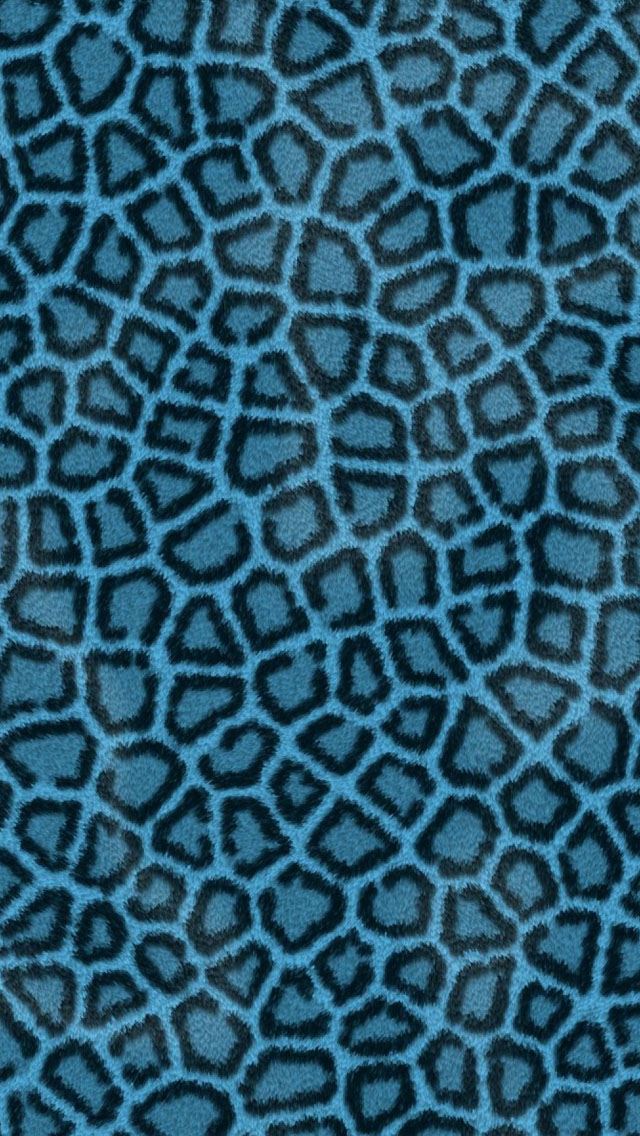 640x1136 Leopard Hide Blue - leopard iPhone Wallpaper