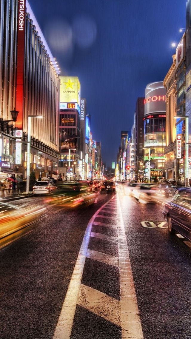 640x1136 Lights Motion Road - motion iPhone Wallpaper
