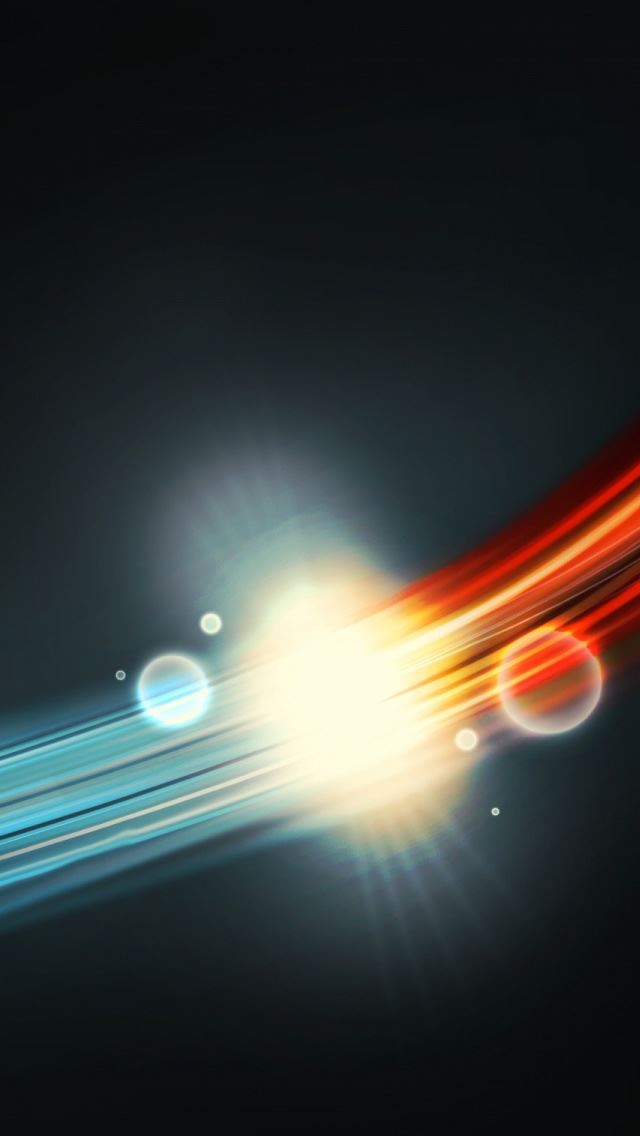 640x1136 Light Waves - circle iPhone Wallpaper
