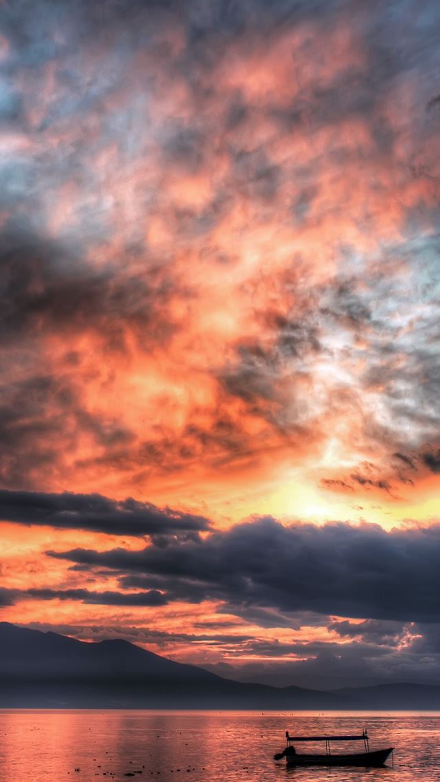 640x1136 Mirror Lake Sunrise - sunrise iPhone Wallpaper