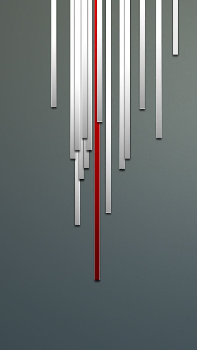640x1136 Red Line - abstract iPhone Wallpaper