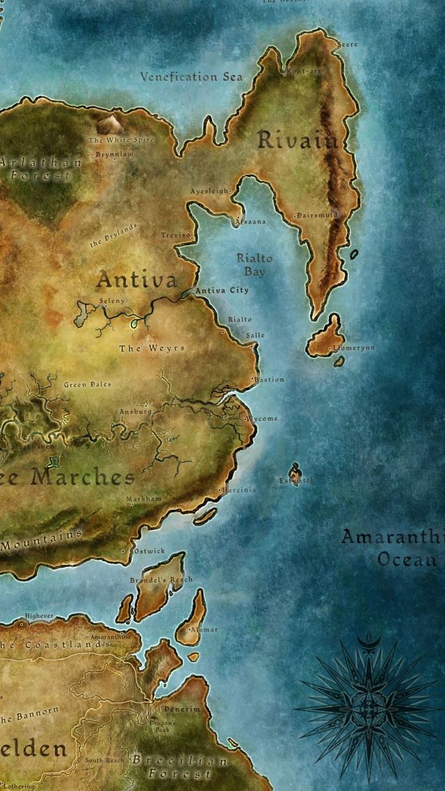 640x1136 Dragon Age 2 Map - dragon iPhone Wallpaper