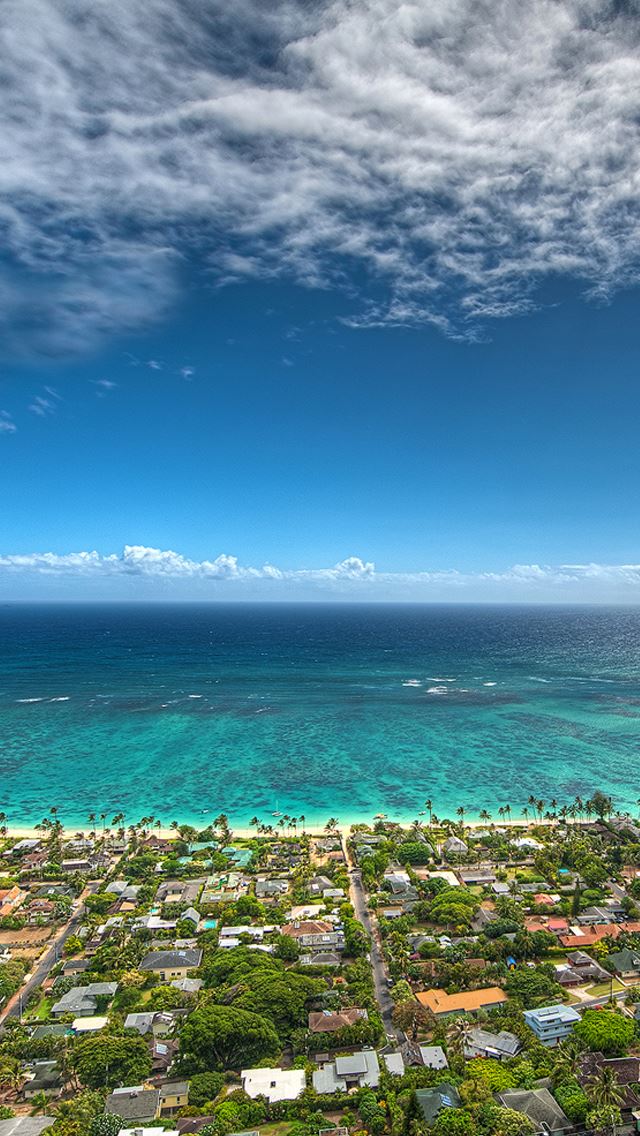 640x1136 Beach Kailua -  iPhone Wallpaper